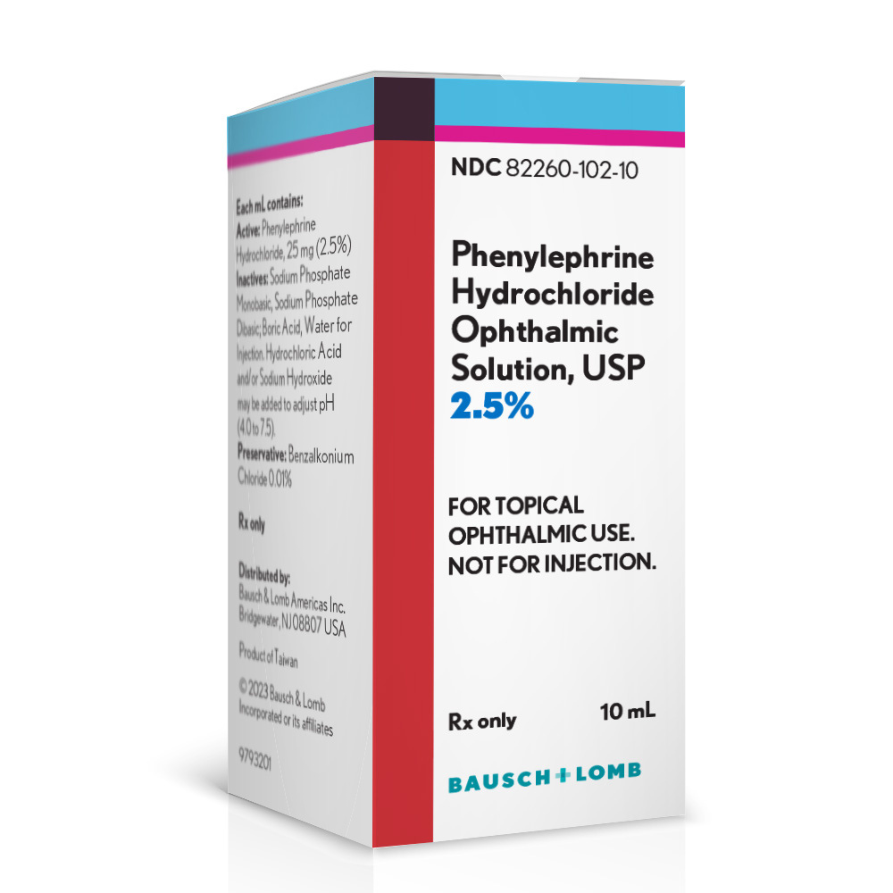 Phenylephrine HCL 2.5% 10ML by Bausch & Lomb