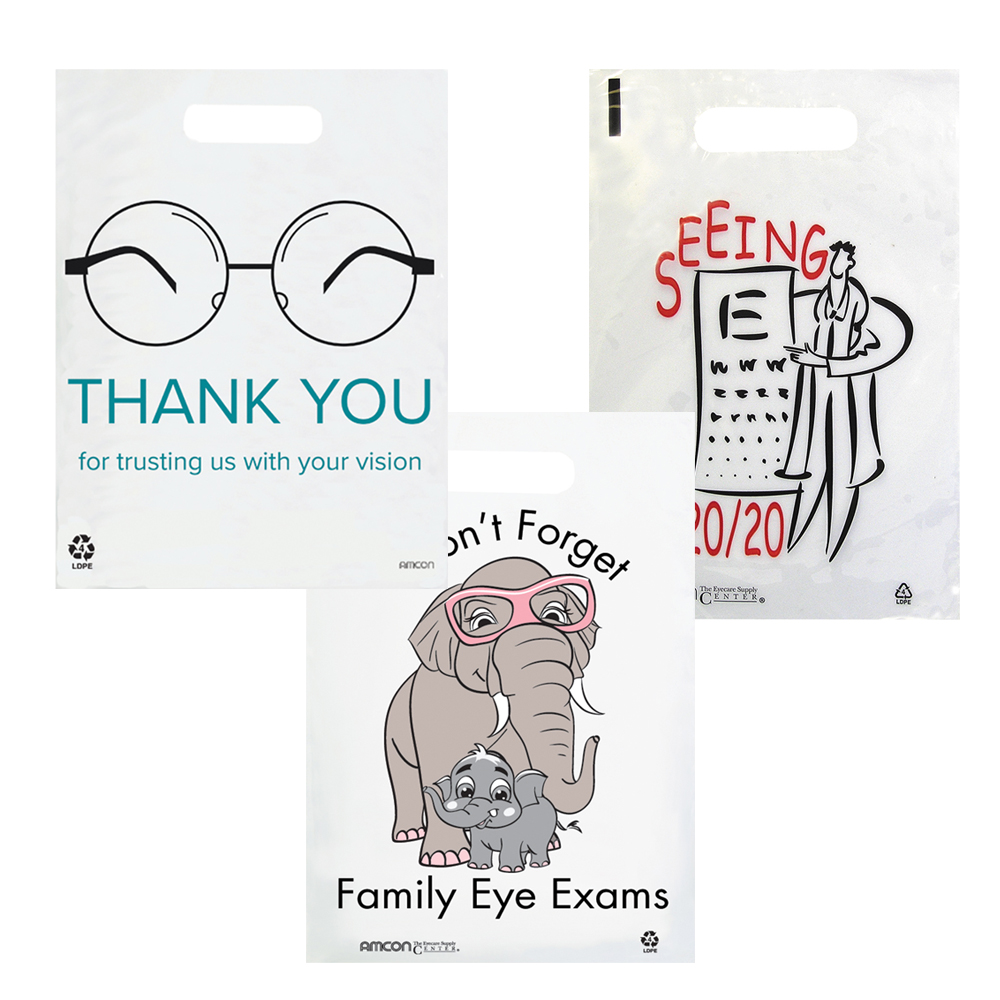 Small Clear Eye Care Supply Bags