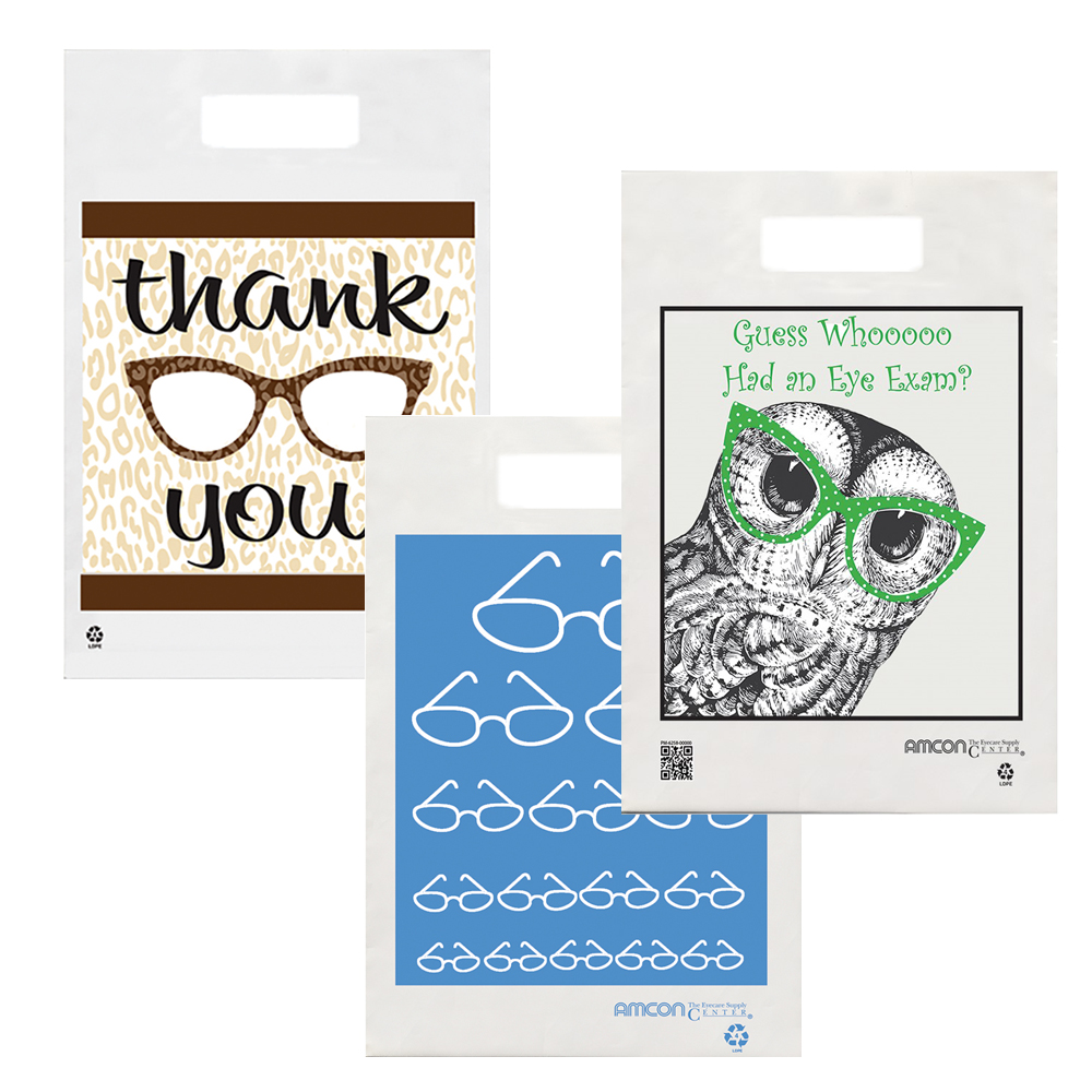 Eye Care Supply Bags - Medium White
