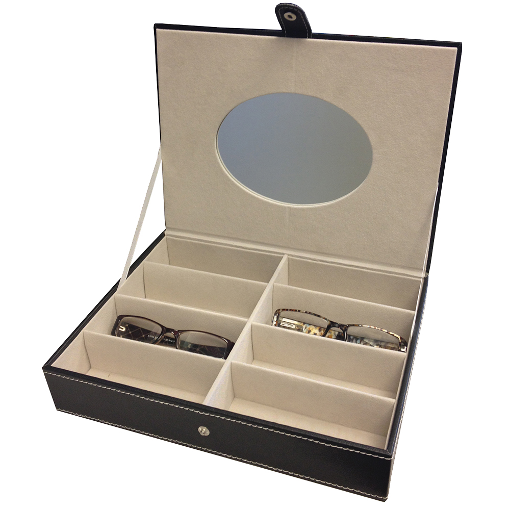Frame Presentation Case with Mirror -8-Cavity