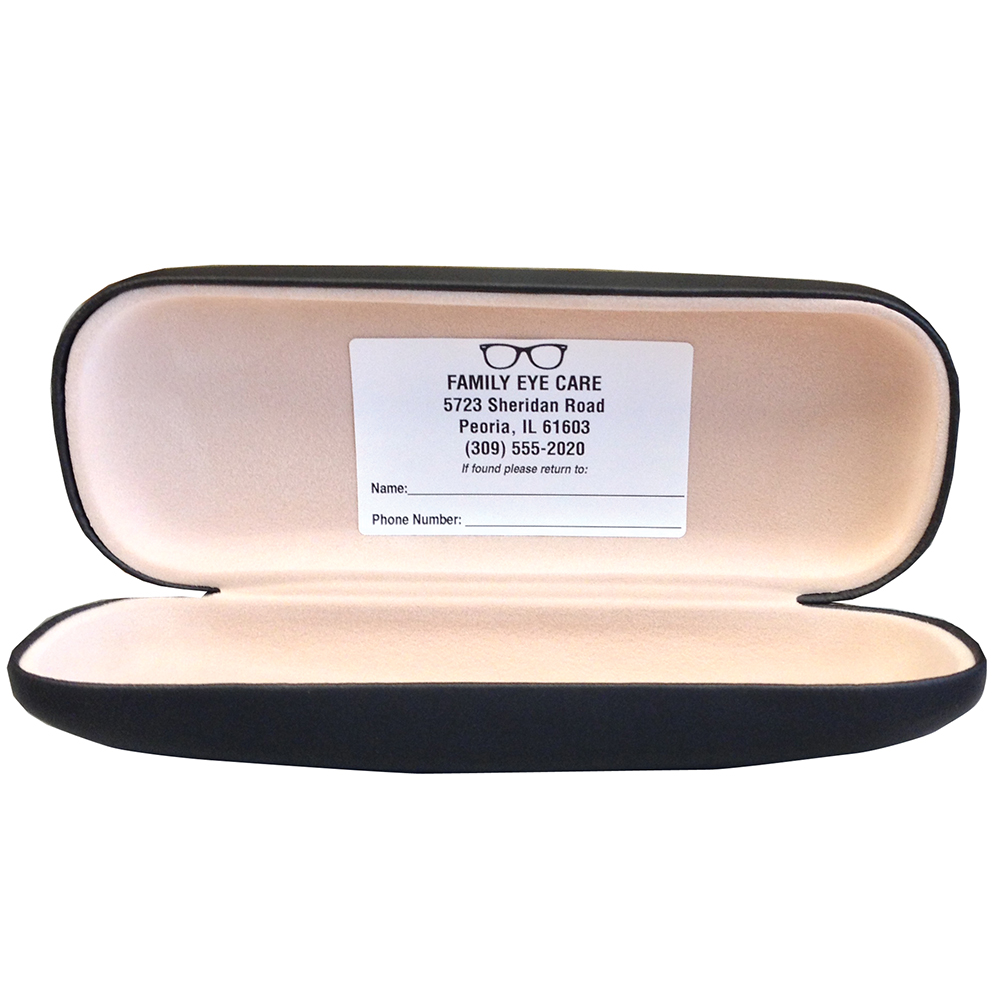 Eyeglass Case Labels