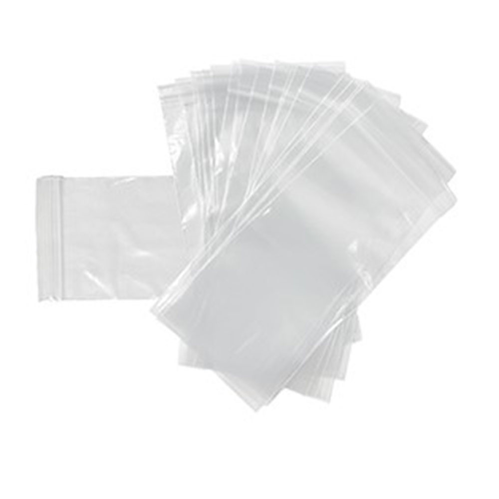 4" x 8" ZIP BAG, 2 MIL, 100/BG