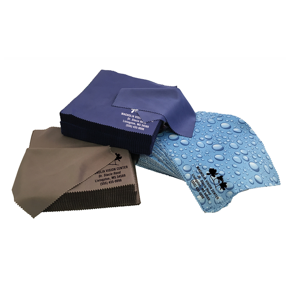 Premium Polished Microfiber Cleaning Cloth - Imprinted in Bulk
