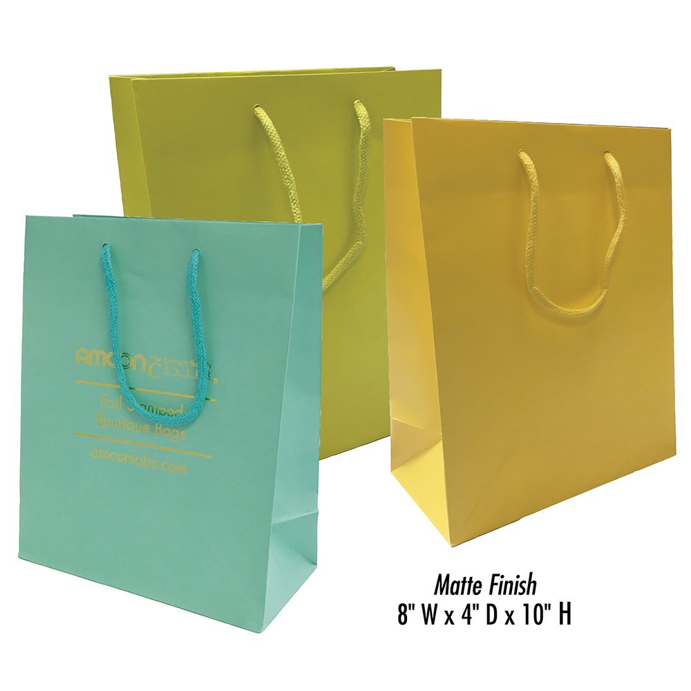 Personalized Euro Tote Bags - Tall, Matte Finish