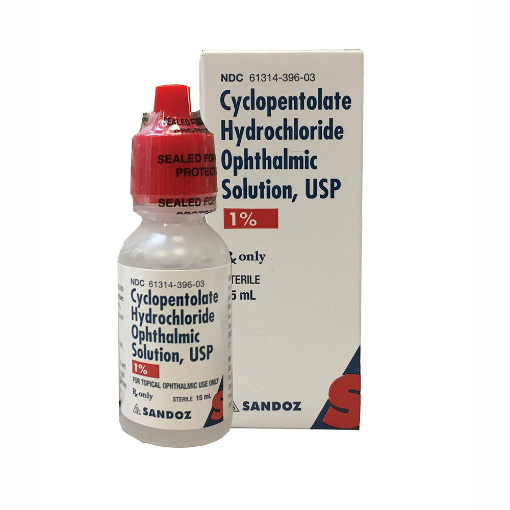 Cyclopentolate Hydrochloride 1% by Sandoz - 15ml
