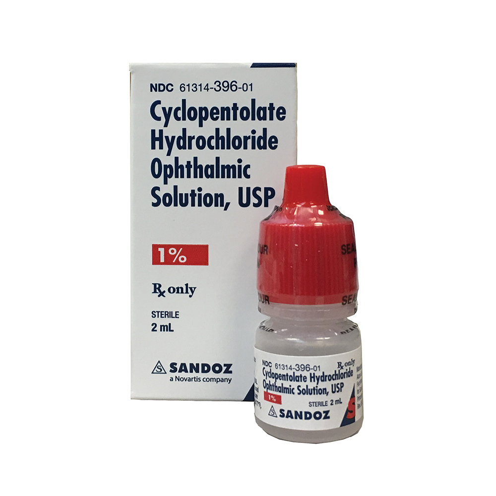 Cyclopentolate Hydrochloride 1% by Sandoz - 2ml