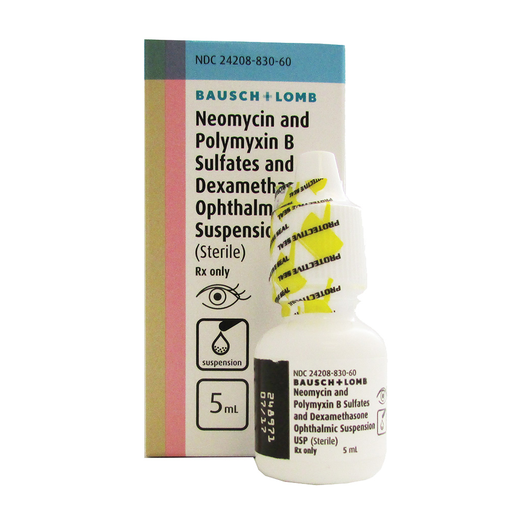 Neomycin & Polymyxin B Sulfates & Dexamethasone Ophthalmic Suspension USP by Bausch & Lomb
