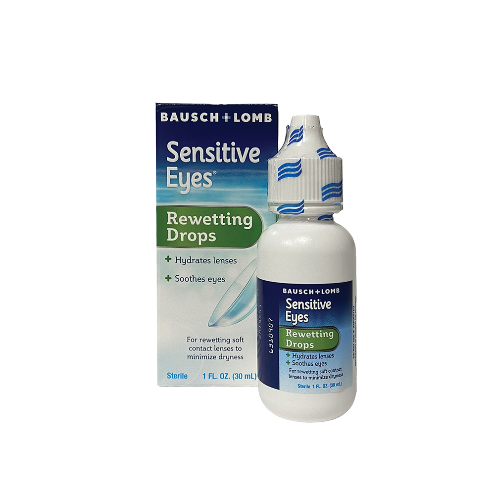 Bausch and Lomb Sensitive Eyes Rewetting Drops (1 oz)