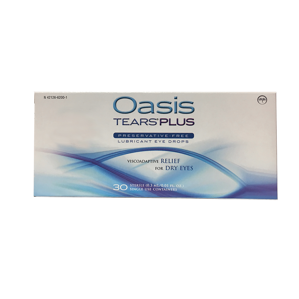 Oasis TEARS PLUS Preservative-Free Lubricant Eye Drops