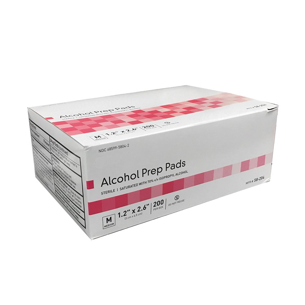 McKesson Alcohol Pads: Medium Size