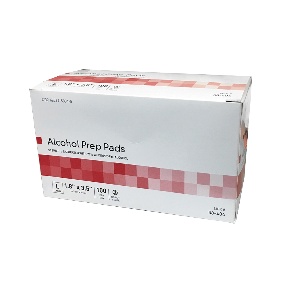 Alcohol Pads: Large Size