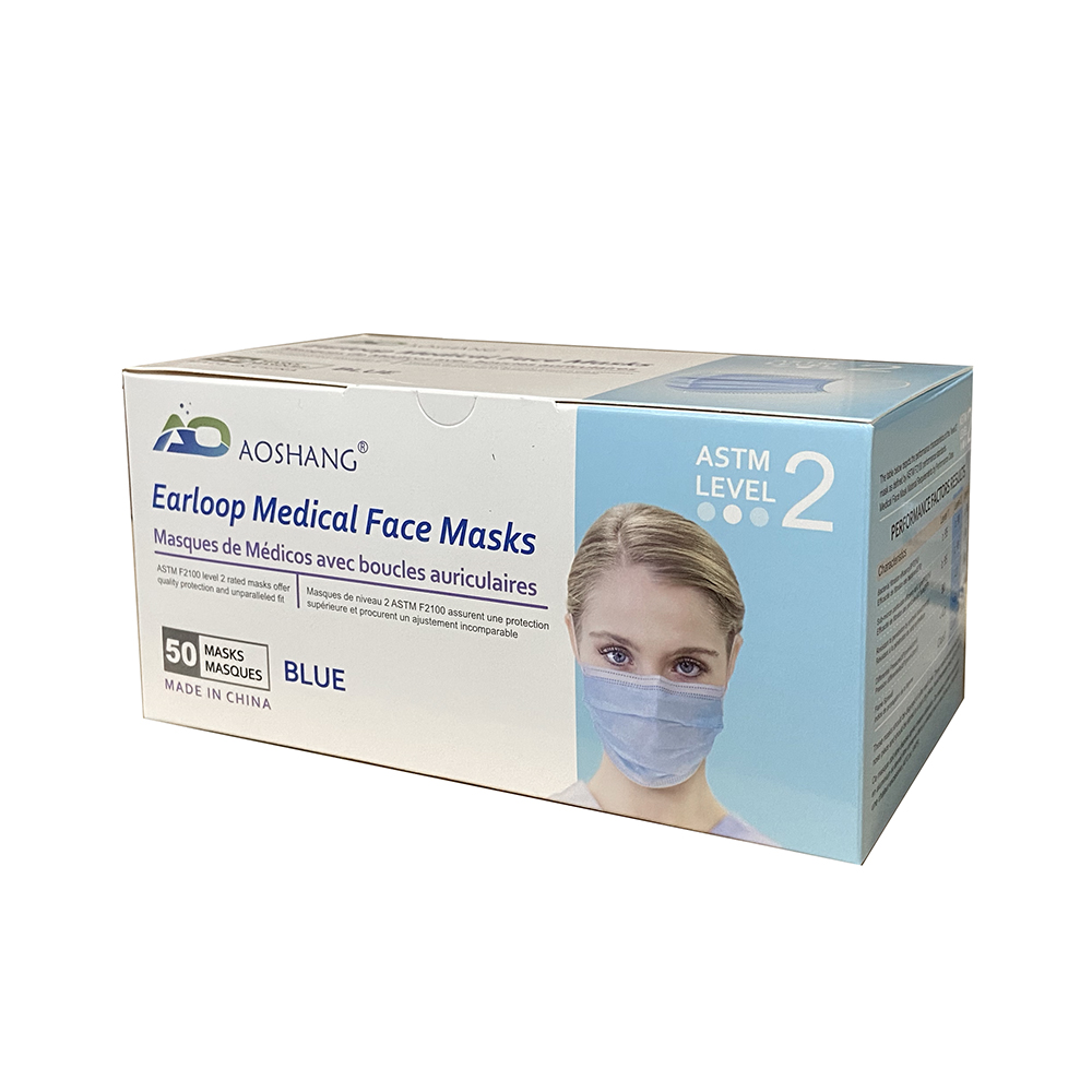 ASTM Level 2 Earloop Medical Face Masks