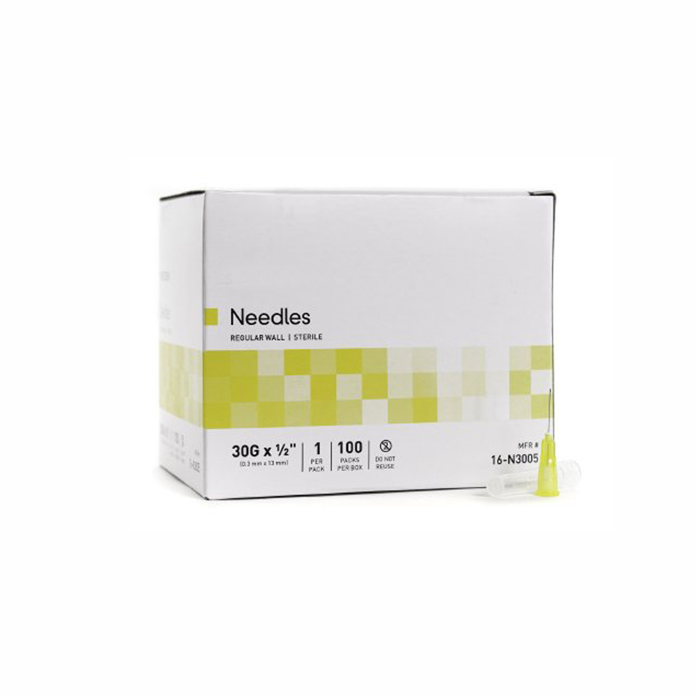 Hypodermic Surgical Needles 30G x 1/2"