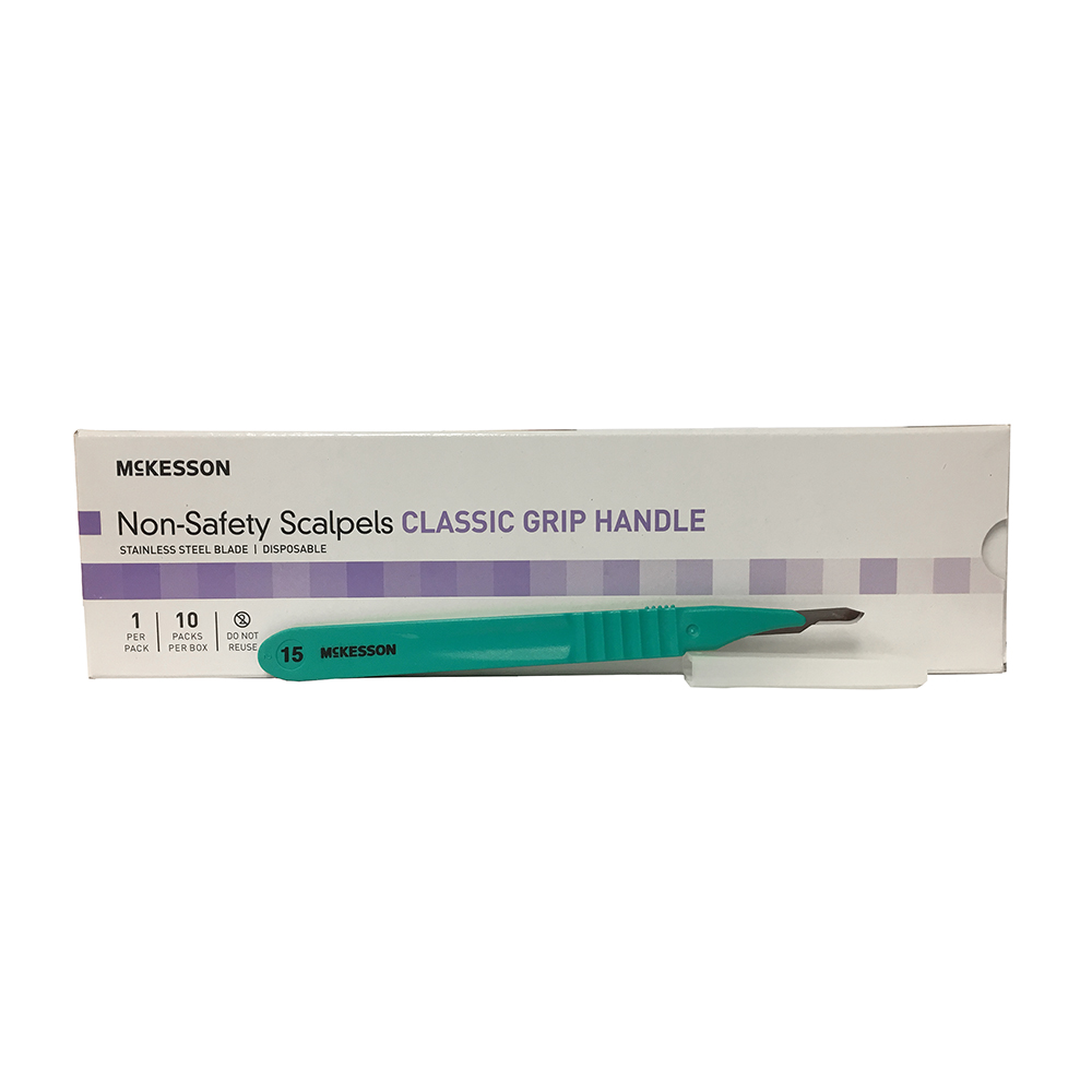 Disposable Scalpels with #15 Blade - Sterile