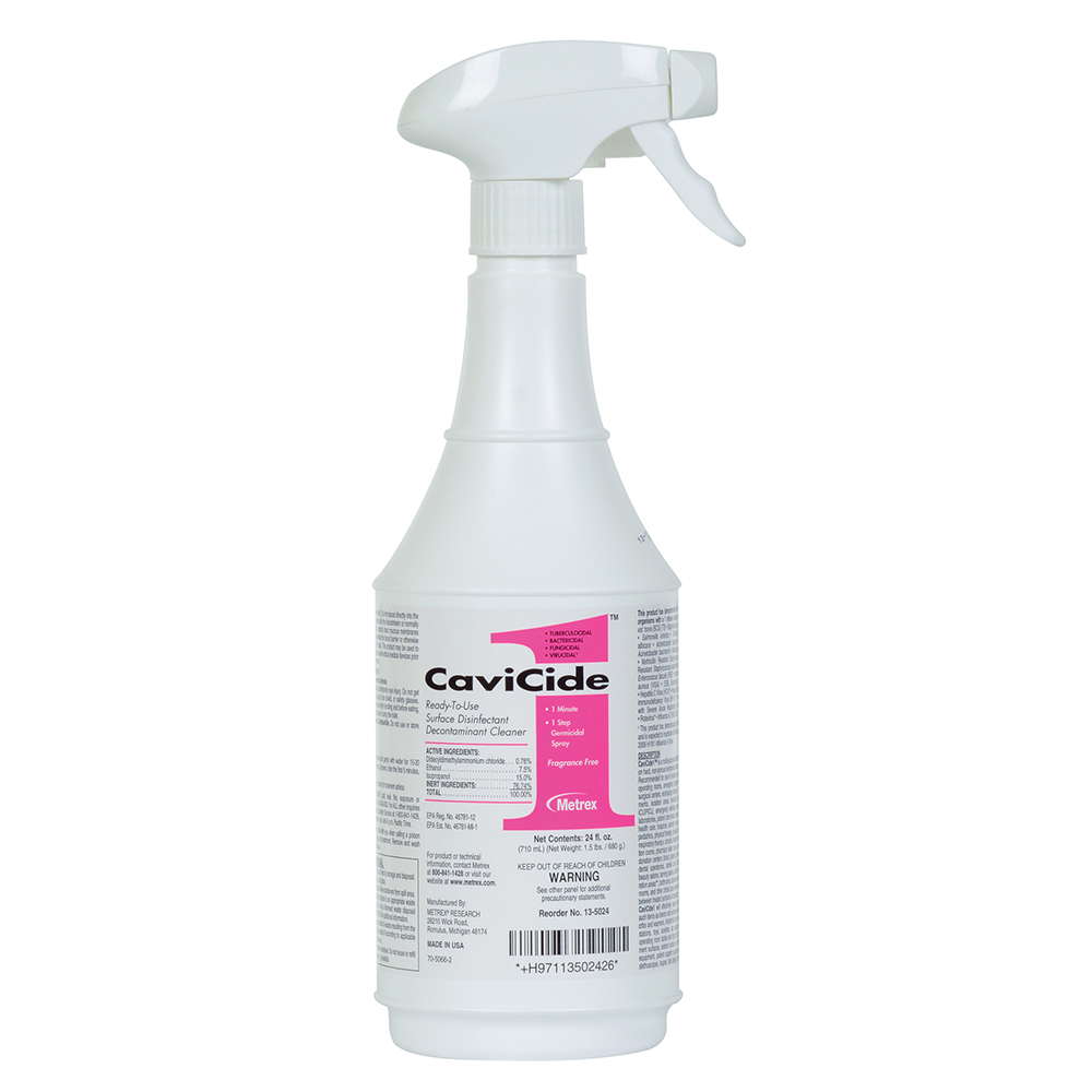 CaviCide1 Cleaner & Surface Disinfectant - 24oz Spray