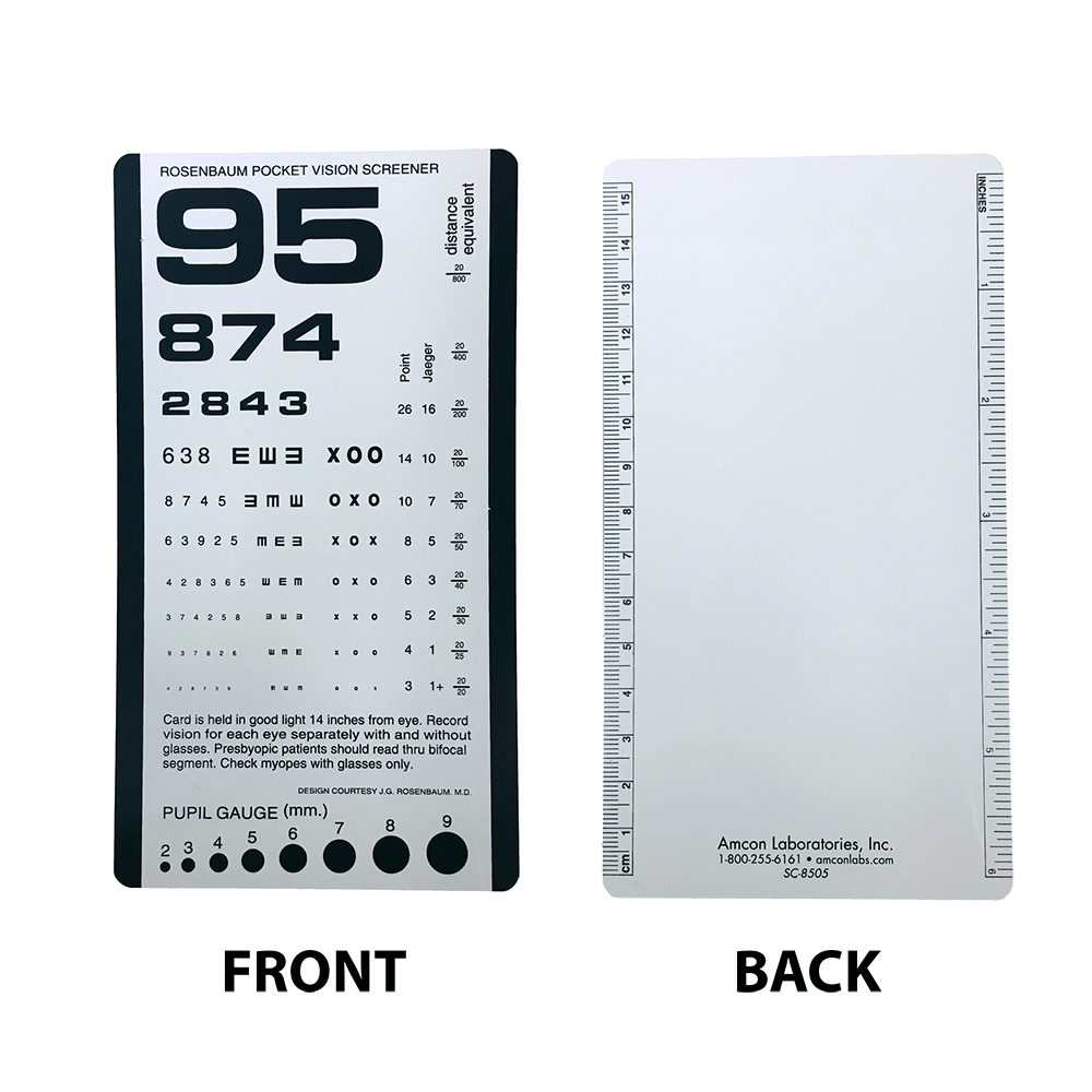 Rosenbaum Pocket Vision Screener