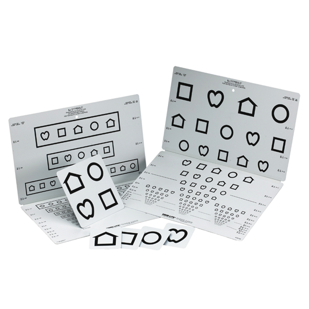 Folding Distance Chart (10 Feet, 3 Meter) - 15 Line