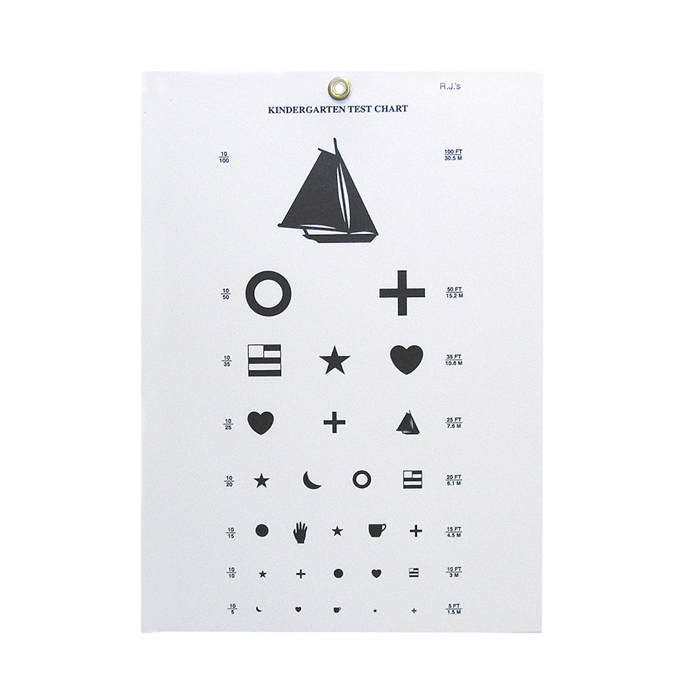 Kindergarten Eye Chart - 10' Distance