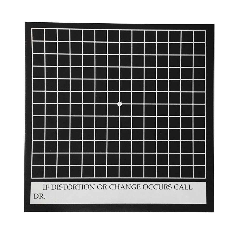 Magnetic Modified Amsler Grid