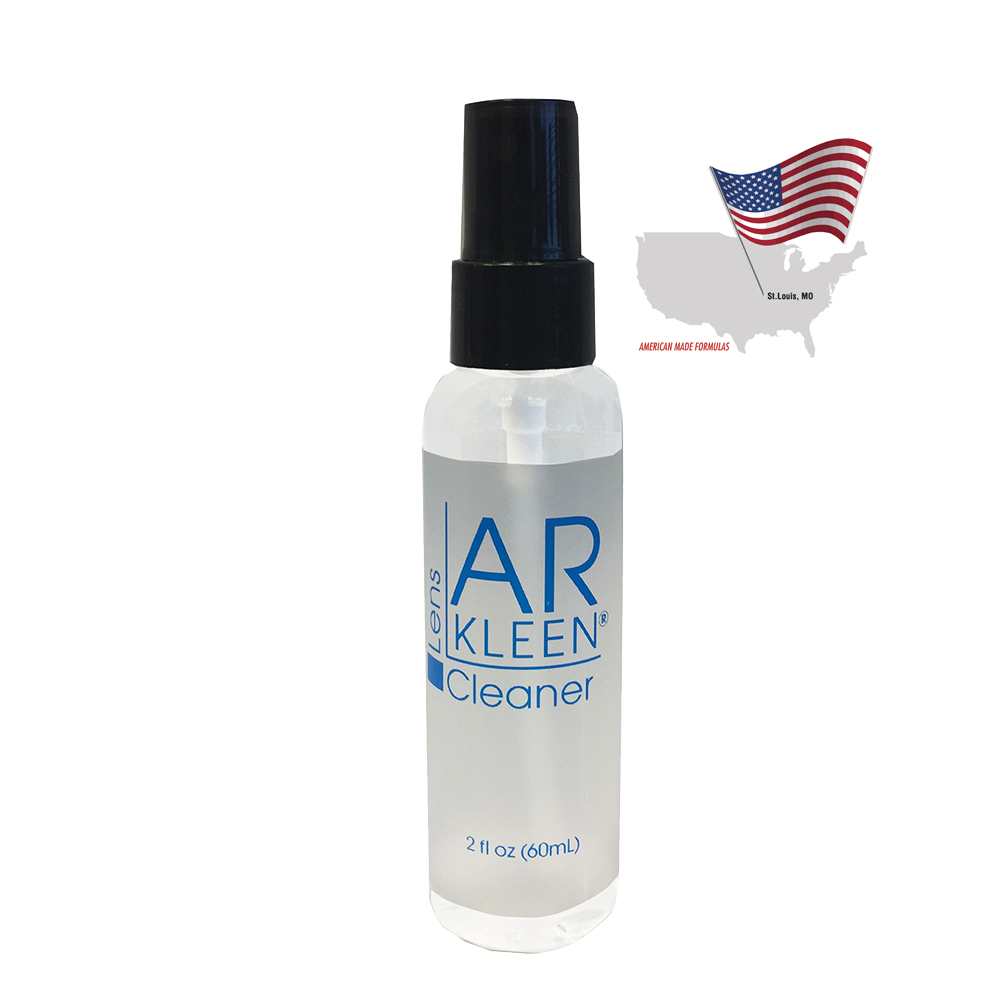 AR KLEEN 2oz Multi-Purpose Lens Cleaner - Frosted Label, Non-personalized
