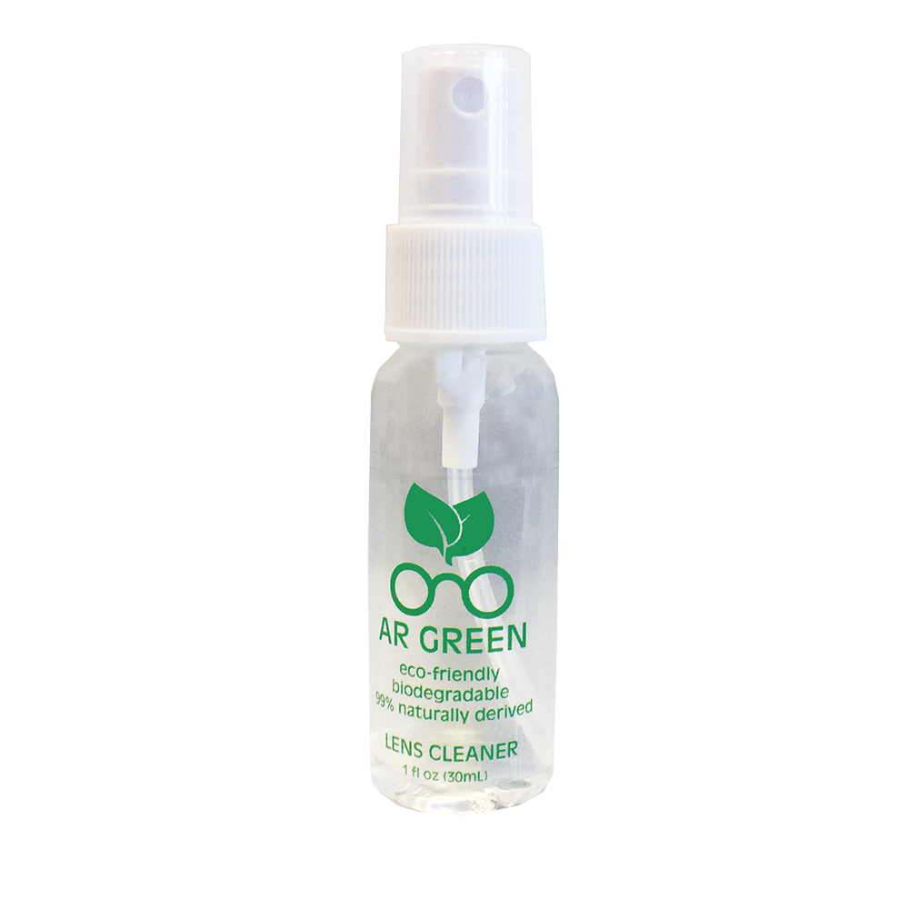 AR Green Lens Cleaner 1oz spray bottle - Non-personalized