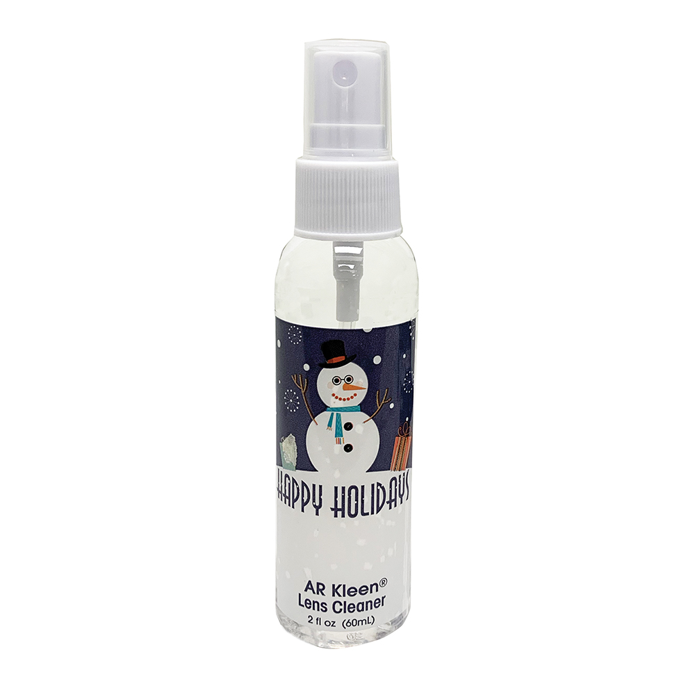 2oz Happy Holidays Snowman Cleaner - Non-imprinted