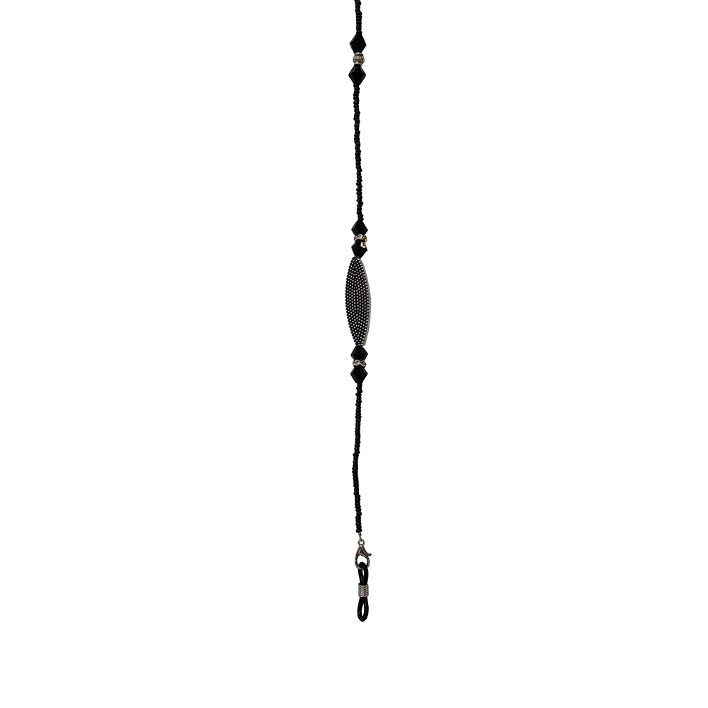 Black Beaded Chain