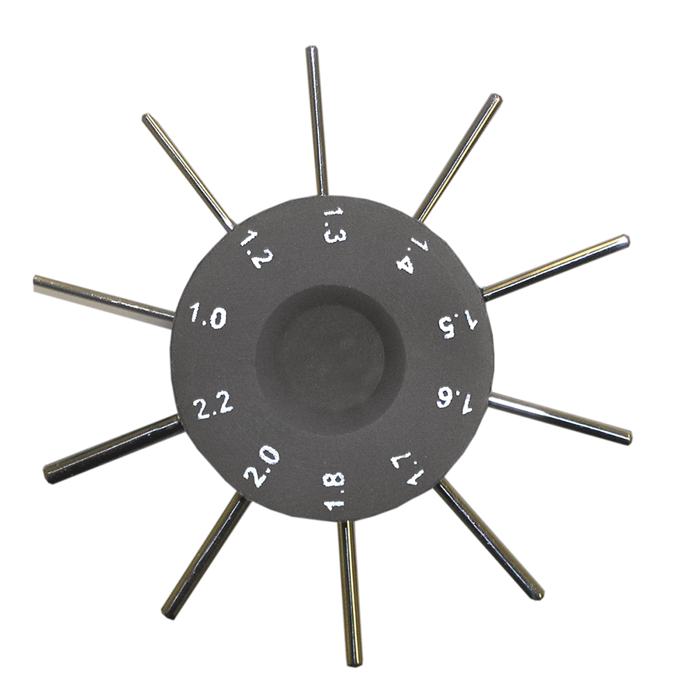 Screw Hole Sizing Gauge by Amcon