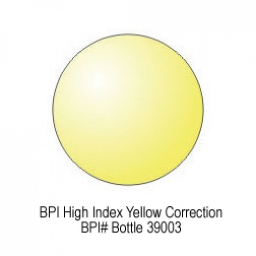 BPI High Index Yellow Correction - 3 oz bottle