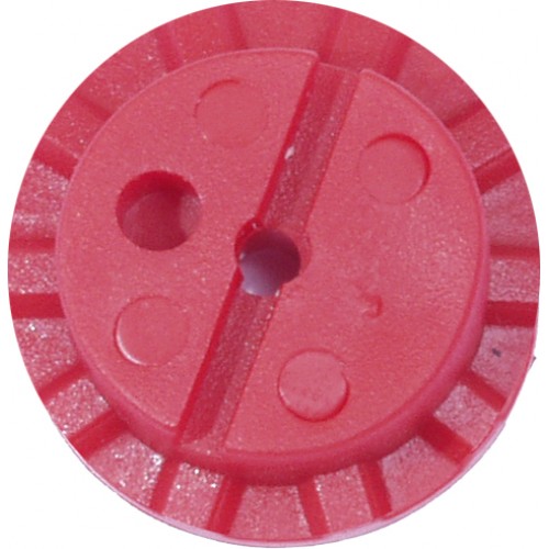 BPI Block, Style 11 (Gamma/Kappa), 18mm size, Flexi-block, Red, 25-pack