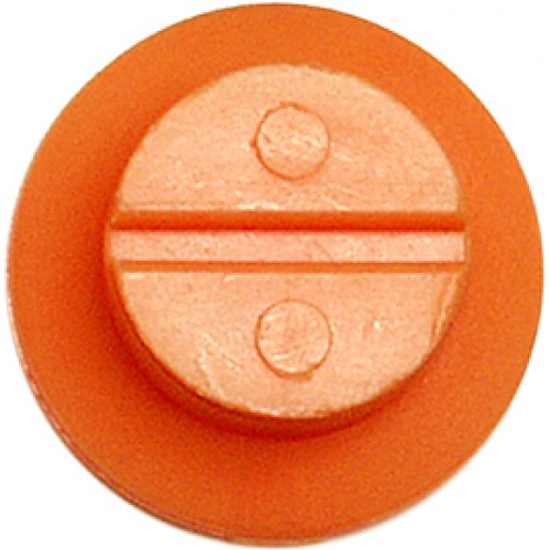 BPI Block, Style 5 (Halbrecht), Flexi-block, orange, 25-pack