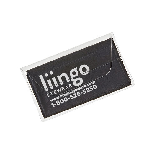 Purity™ Imprinted Chamois Cloth In Clear Pouch (Standard Ink)