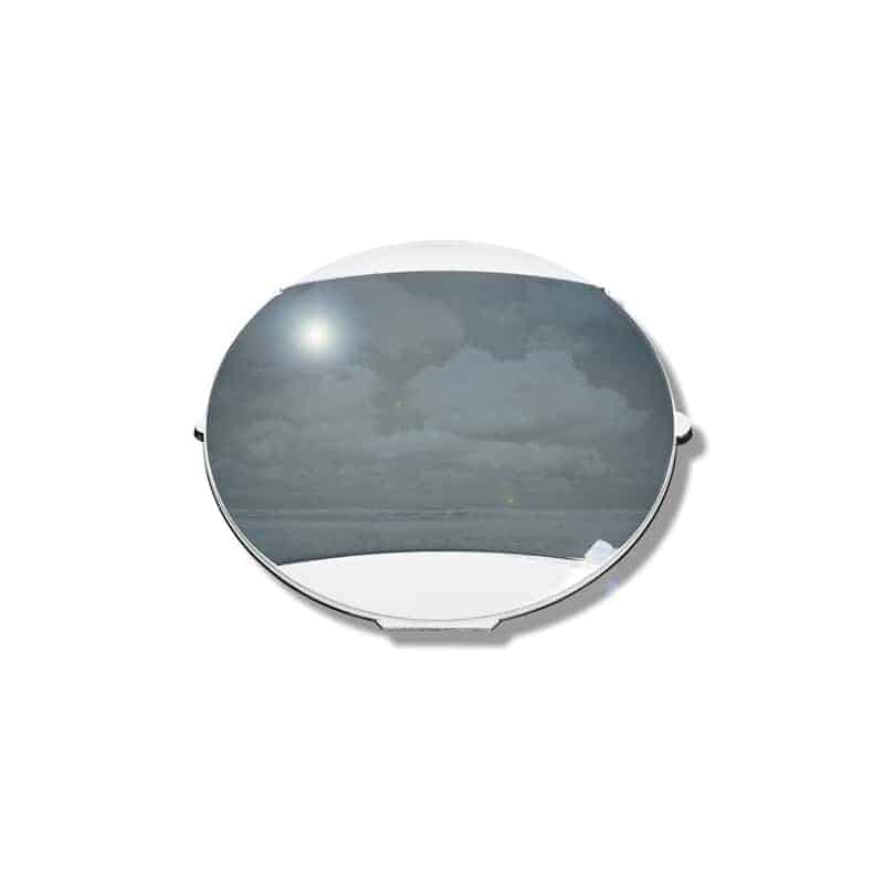 ZEISS Premium Polycarbonate Polarized Flash Mirror Lenses W/AR Violet Back