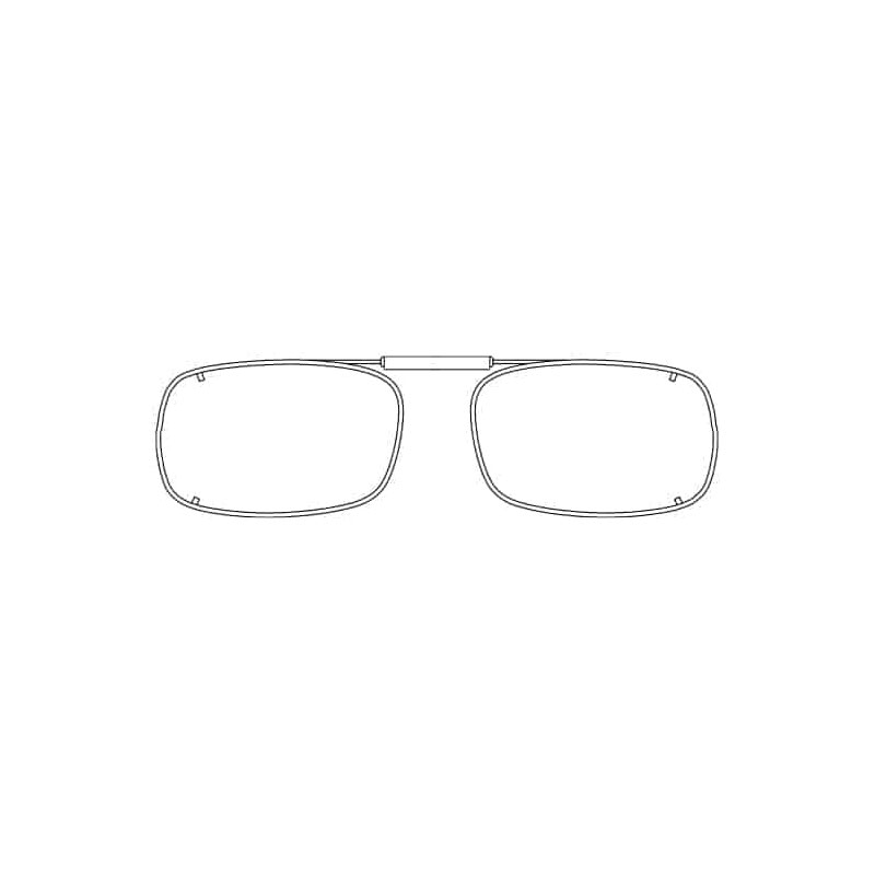 Visionaries® DRX Rectangle Mirrored Clip-Ons