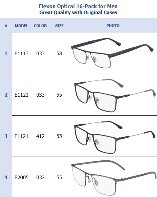 Flexon Optical 16-Pack