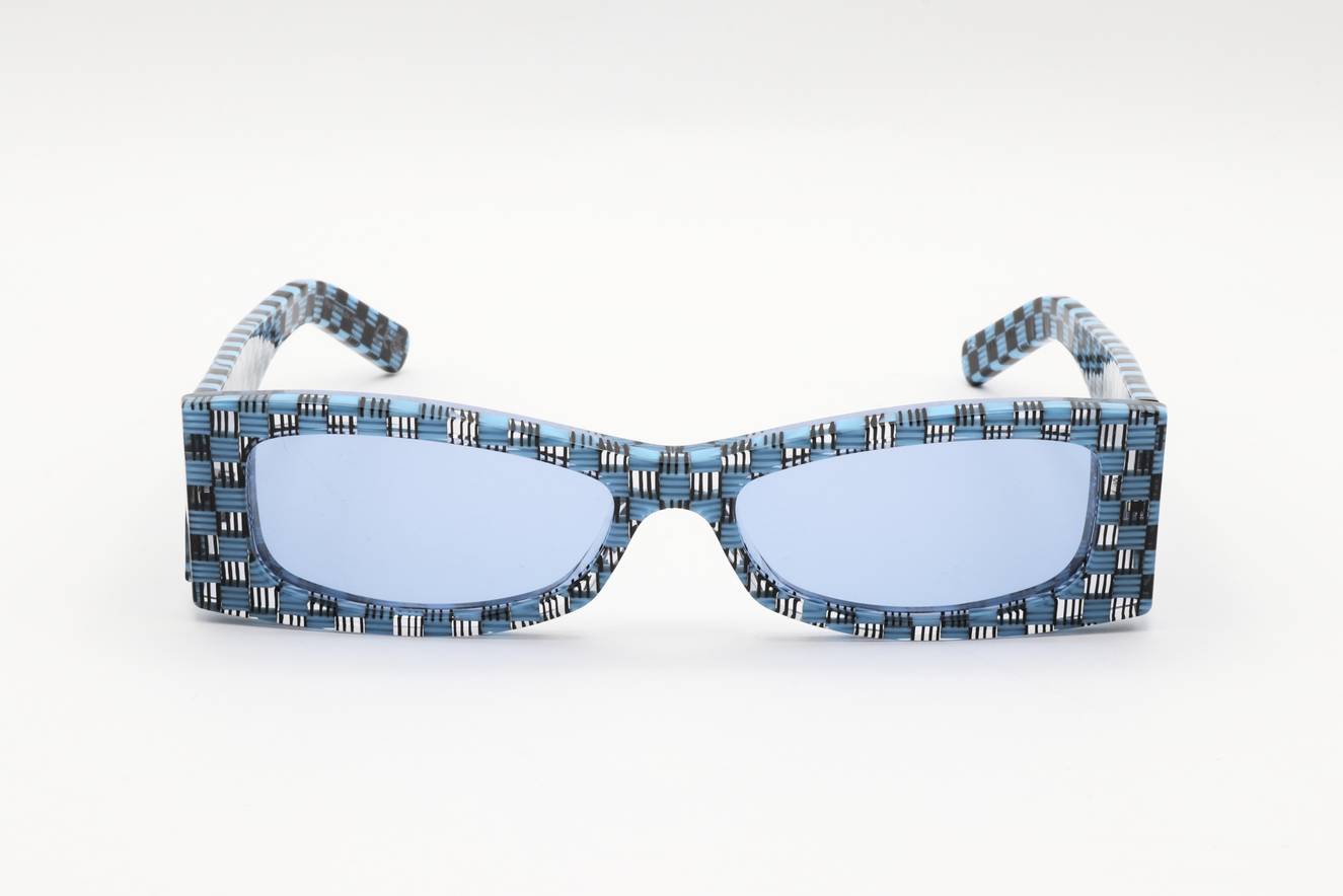 Marni - MRN SUN ZOKOA BLUE/BLACK CHECKS OAY 56 16 145