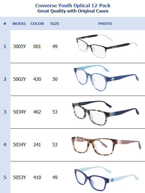 Converse Youth Optical 12-Pack