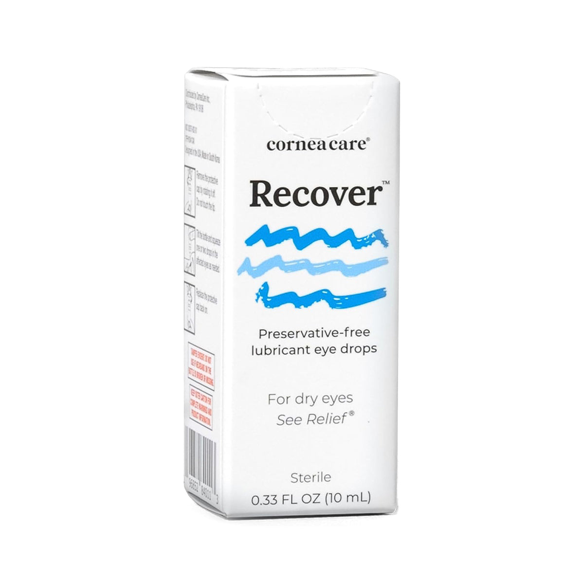 Cornea Care Recover Preservative-Free Artificial Tears – Advanced Hydration & Soothing Relief for Dry, Irritated Eyes (10mL Multi-Dose Bottle)