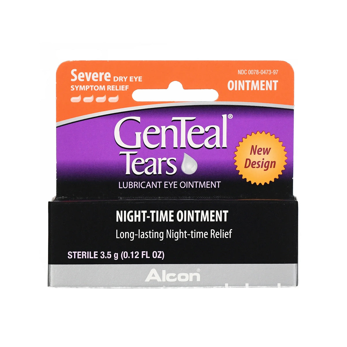 GenTeal Tears Night-Time Ointment Severe Dry Eye Symptom Relief (3.5g tube)