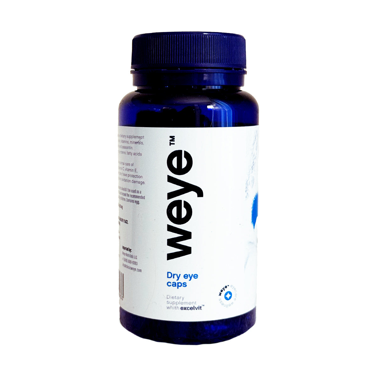 Weye Dry Eye Vitamins with Excelvit®, Omega-3, Lutein, Vitamin D3, and Zinc – Hydration, Tear Support & Eye Protection