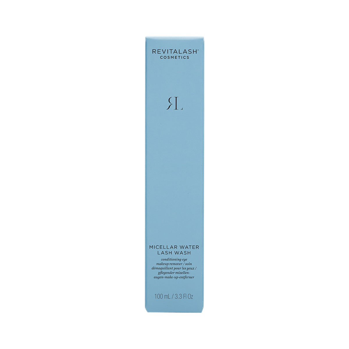 RevitaLash Micellar Water Lash Wash, Hypoallergenic Make up Remover (100mL)