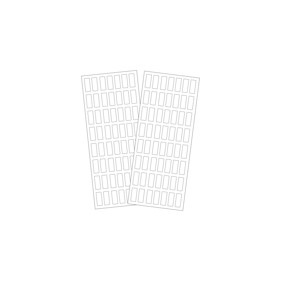 Reusable Vinyl Frame Tag Labels