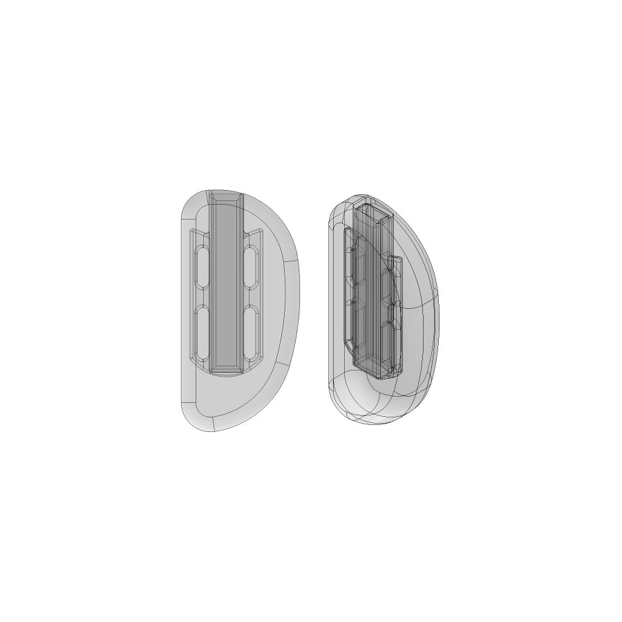 Clear Zeiss Nose Pads