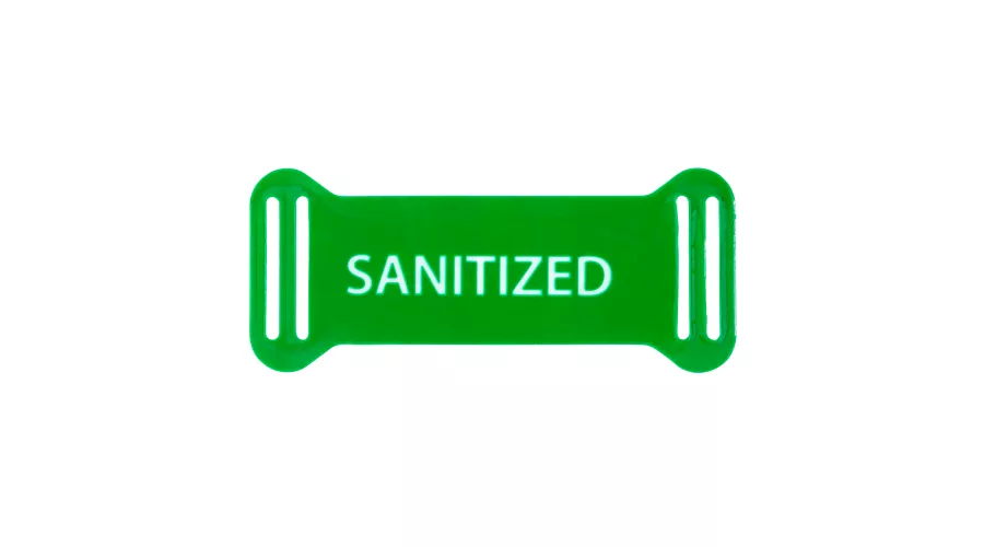 "SANITIZED" Non-Slip Tags