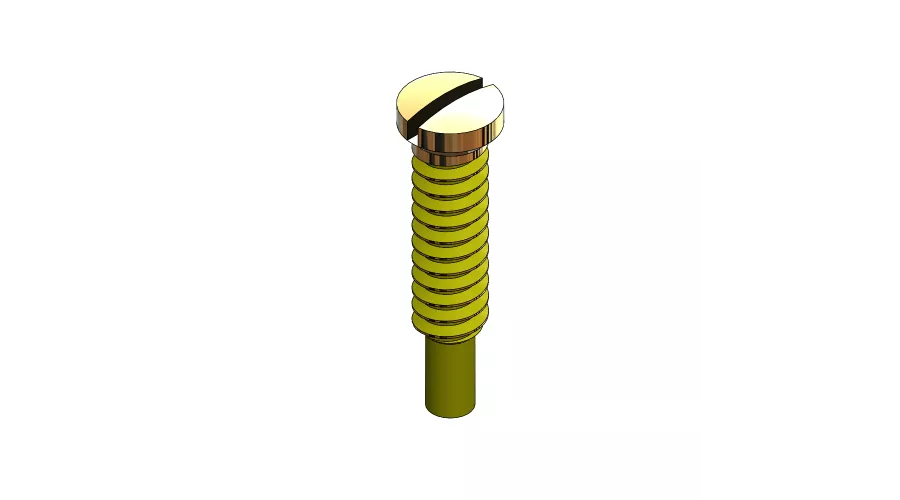 Thread-Seeker Locking Spring Hinge Nose Pad Screw