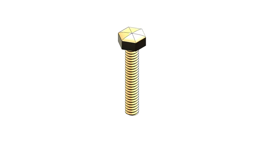 Rimless Screws with Fancy Heads