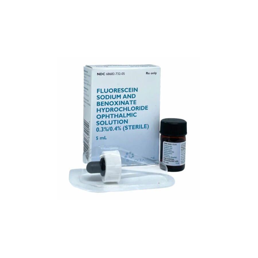 B&L Fluorescein Sodium & Benoxinate HCl USP 5ml