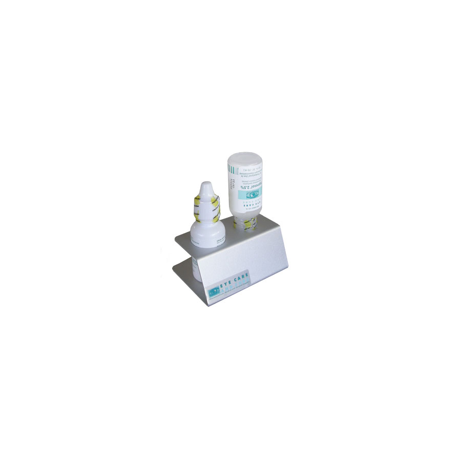 Gonioscopic Solution Holder, Brushed Aluminum