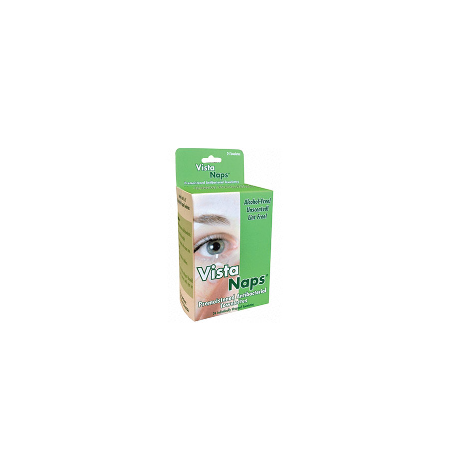 Vista Naps Premoistened Antibacterial Towelettes
