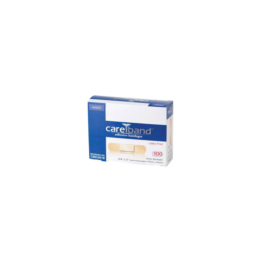 Care Band Sheer Adhesive Bandages